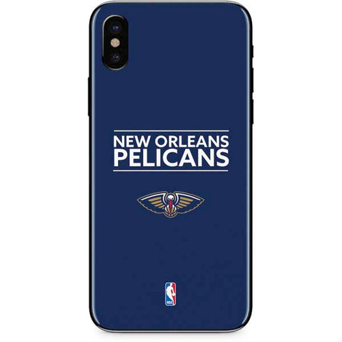 NBA New Orleans Pelicans Standard - Blue iPhone XS Skin