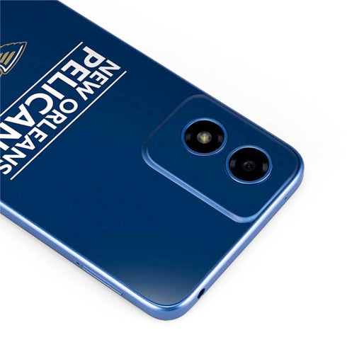 NBA New Orleans Pelicans Standard - Blue Moto G Play 4G (2024) Skin