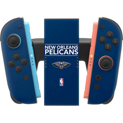 NBA New Orleans Pelicans Standard - Blue Nintendo Switch 2 (2025) Joy-Con Controller Skin