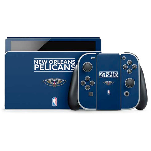 NBA New Orleans Pelicans Standard - Blue Nintendo Skins