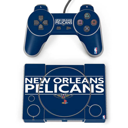 NBA New Orleans Pelicans Standard - Blue PlayStation Classic Bundle Skin