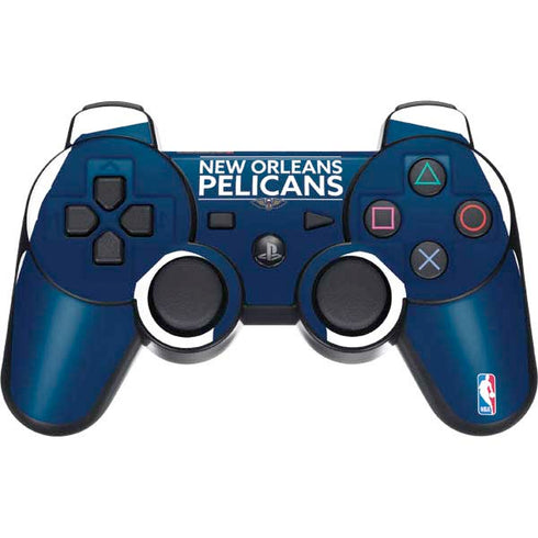 NBA New Orleans Pelicans Standard - Blue PS3 Dual Shock wireless controller Skin