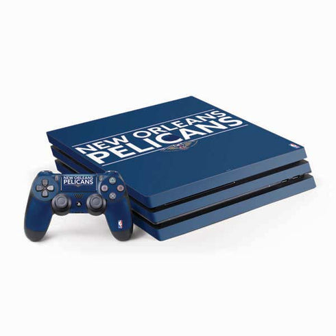 NBA New Orleans Pelicans Standard - Blue PS4 Pro Bundle Skin