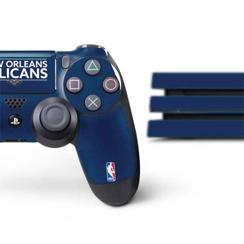 NBA New Orleans Pelicans Standard - Blue PS4 Pro Bundle Skin