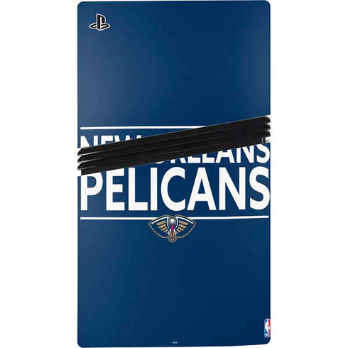 NBA New Orleans Pelicans Standard - Blue PS5 Pro Console Skin