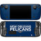 NBA New Orleans Pelicans Standard - Blue Steam Deck Handheld Gaming Computer OLED Skin