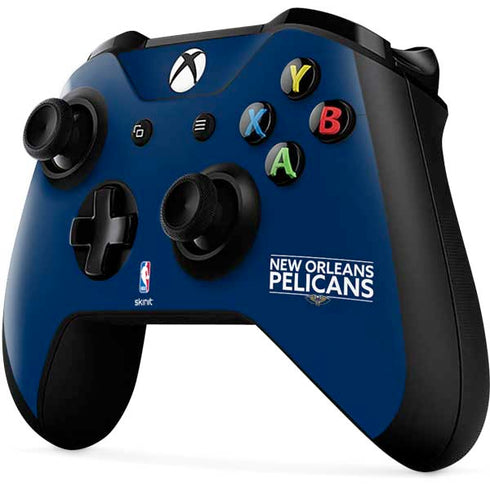 NBA New Orleans Pelicans Standard - Blue Xbox One X Controller Skin