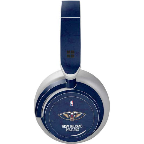 NBA New Orleans Pelicans Distressed Surface Headphones Skin