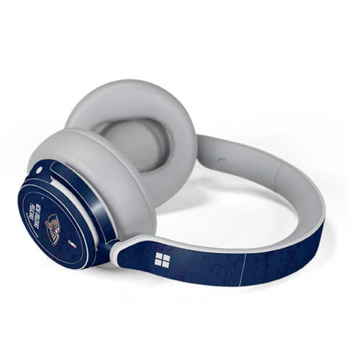 NBA New Orleans Pelicans Distressed Surface Headphones Skin