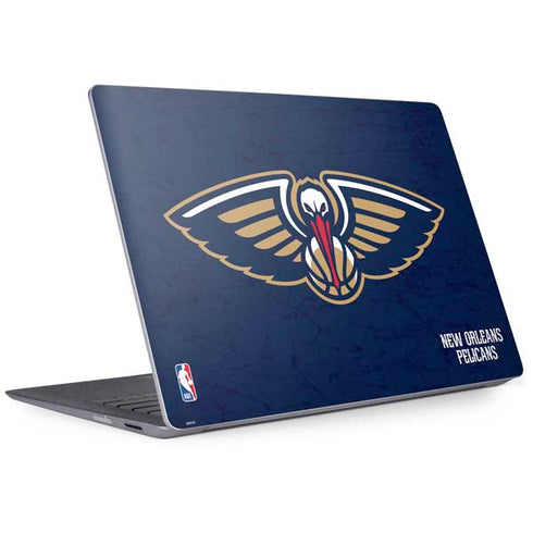 NBA New Orleans Pelicans Distressed Surface Laptop 2 Skin