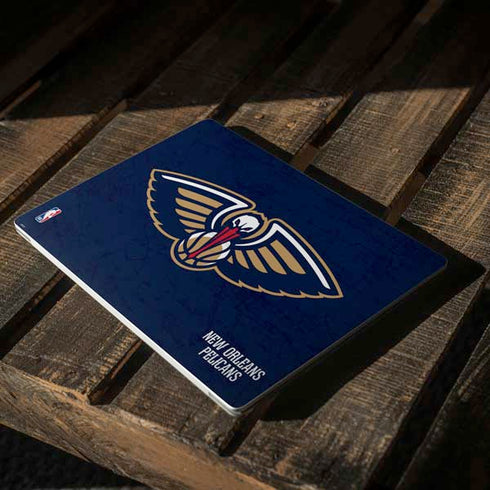 NBA New Orleans Pelicans Distressed Surface Laptop 2 Skin