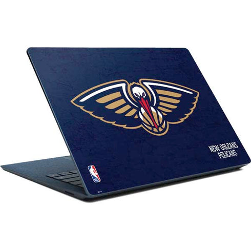 NBA New Orleans Pelicans Distressed Surface Laptop Skin
