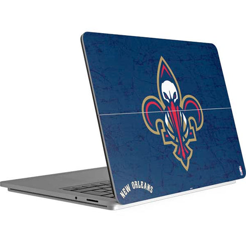 NBA New Orleans Pelicans Distressed Surface Laptop Studio Skin