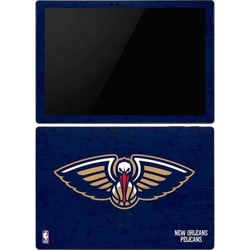NBA New Orleans Pelicans Distressed Surface Pro 6 Skin