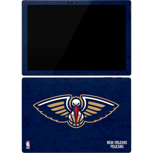 NBA New Orleans Pelicans Distressed Surface Pro 7 Skin