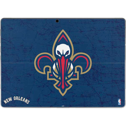 NBA New Orleans Pelicans Distressed Surface Pro 8 Skin