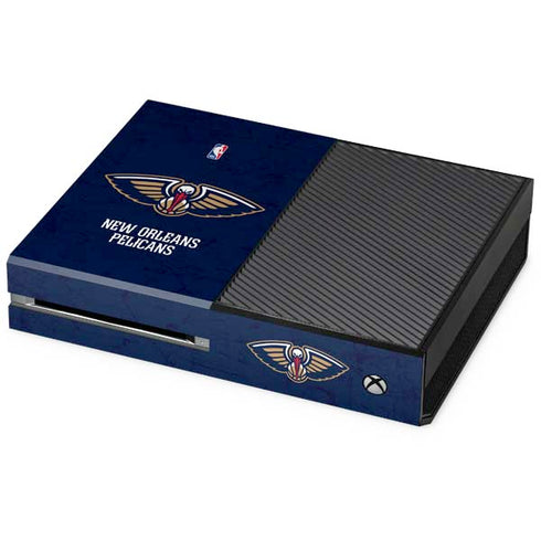 NBA New Orleans Pelicans Distressed Xbox One Skins