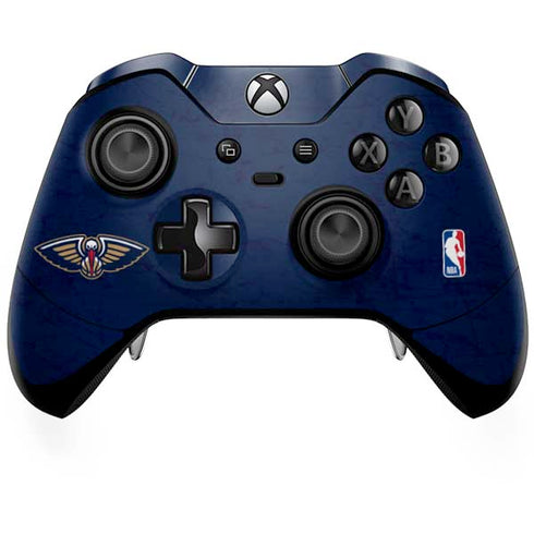 NBA New Orleans Pelicans Distressed Xbox One Elite Controller Skin