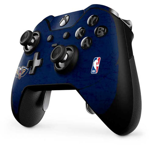 NBA New Orleans Pelicans Distressed Xbox One Elite Controller Skin