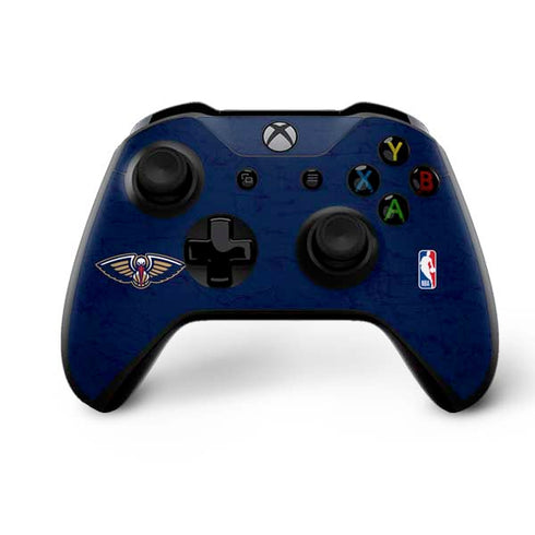 NBA New Orleans Pelicans Distressed Xbox One X Bundle Skin