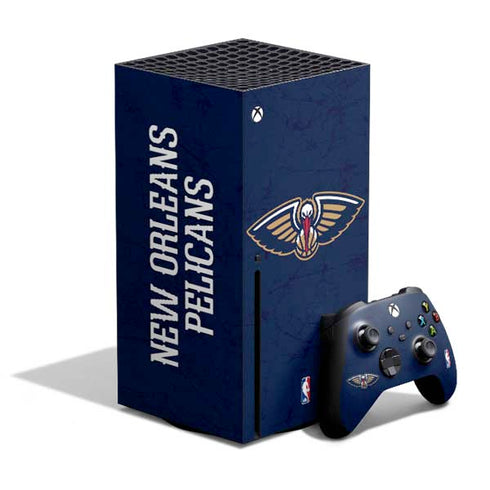 NBA New Orleans Pelicans Distressed Xbox Series X Skins