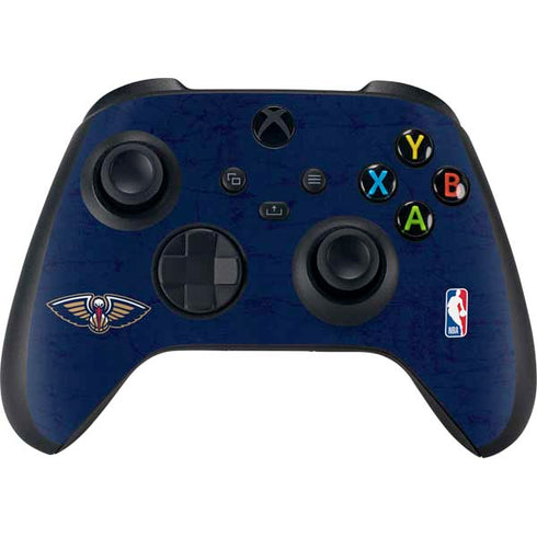 NBA New Orleans Pelicans Distressed XBox Series X Digital Edition Bundle Skin