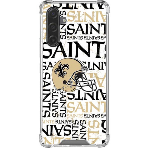 NFL New Orleans Saints - Blast Galaxy A17 Clear Case