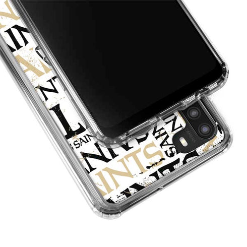 NFL New Orleans Saints - Blast Galaxy A21 Clear Case