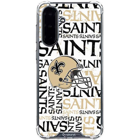NFL New Orleans Saints - Blast Galaxy A36 5G Clear Case