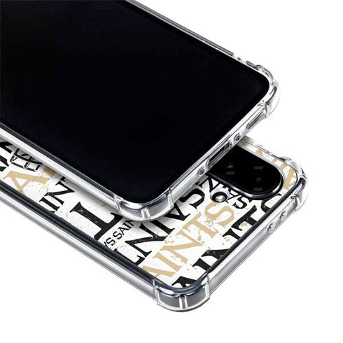 NFL New Orleans Saints - Blast Galaxy A36 5G Clear Case