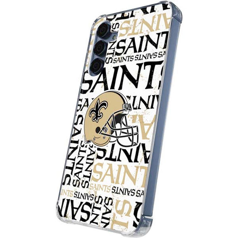 NFL New Orleans Saints - Blast Galaxy A55 5G Clear Case