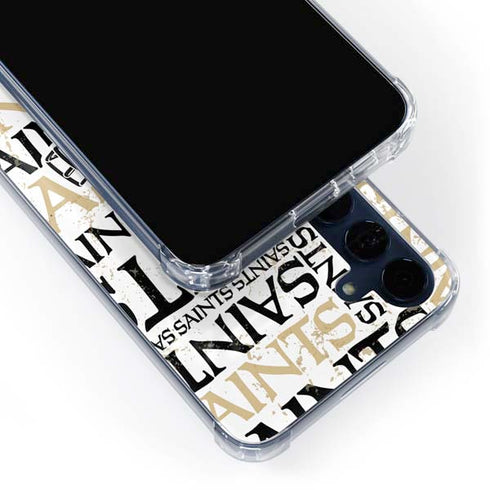 NFL New Orleans Saints - Blast Galaxy A55 5G Clear Case