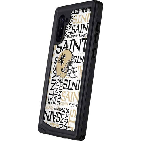 NFL New Orleans Saints - Blast Galaxy Note 10 Waterproof Case