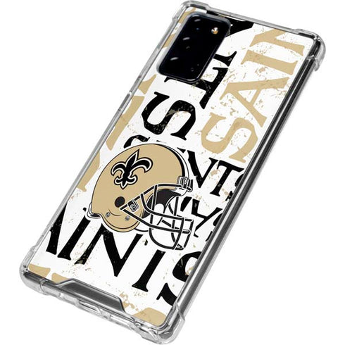 NFL New Orleans Saints - Blast Galaxy Note20 5G Clear Case