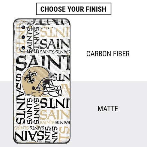 NFL New Orleans Saints - Blast Galaxy S20 Skin