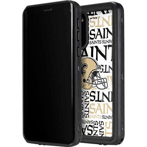 NFL New Orleans Saints - Blast Galaxy S20 Waterproof Case