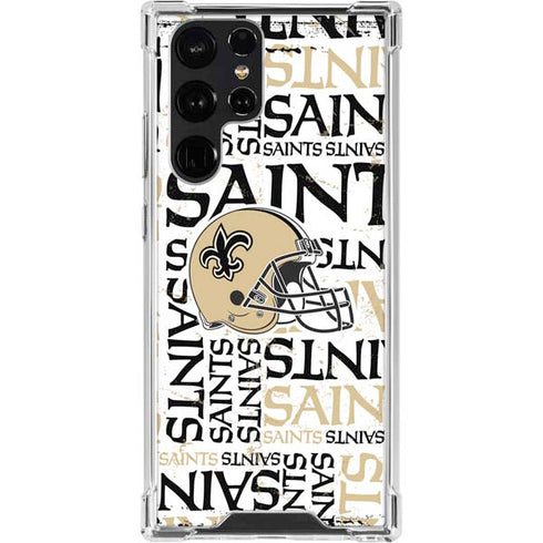 NFL New Orleans Saints - Blast Galaxy S23 Ultra Clear Case