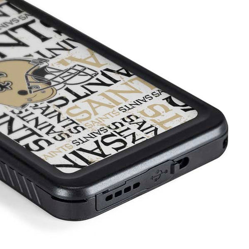 NFL New Orleans Saints - Blast Galaxy S24 Plus Waterproof Case
