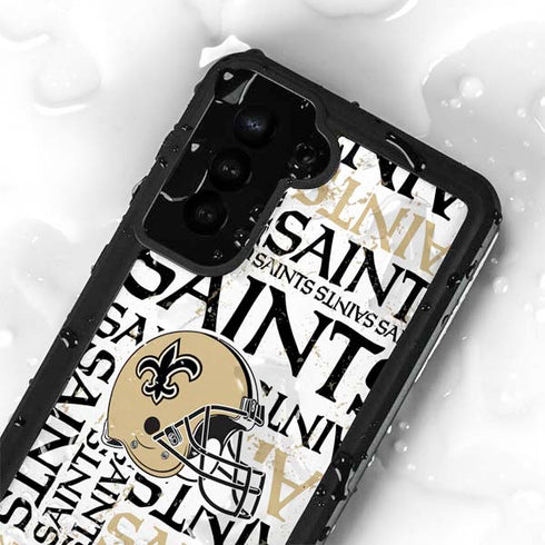 NFL New Orleans Saints - Blast Galaxy S24 Plus Waterproof Case