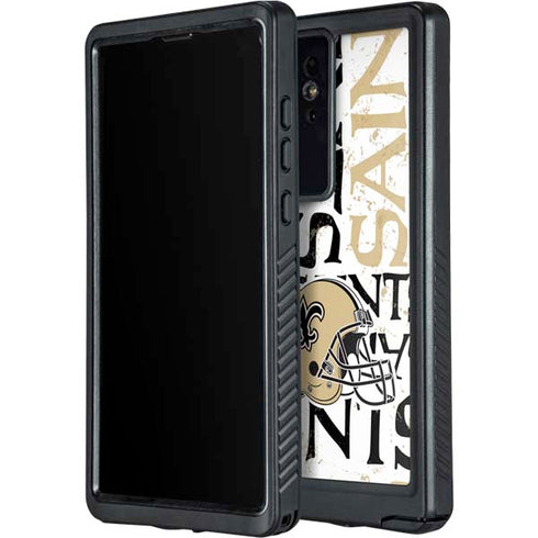 NFL New Orleans Saints - Blast Galaxy S24 Ultra Waterproof Case