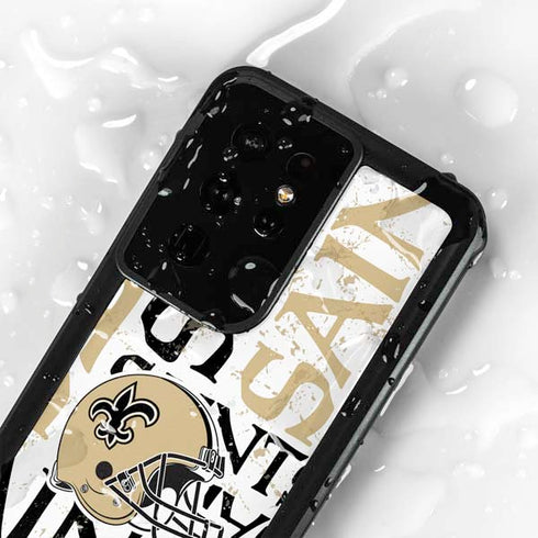 NFL New Orleans Saints - Blast Galaxy S24 Ultra Waterproof Case