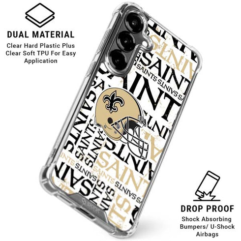 NFL New Orleans Saints - Blast Galaxy S26 Clear Case