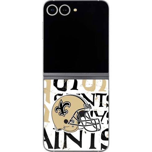 NFL New Orleans Saints - Blast Galaxy Z Flip6 Skin