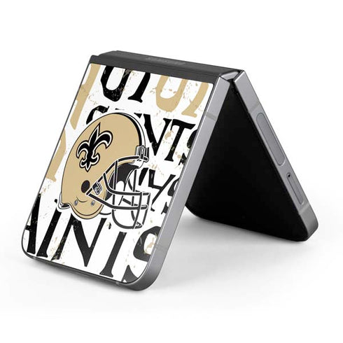 NFL New Orleans Saints - Blast Galaxy Z Flip6 Skin