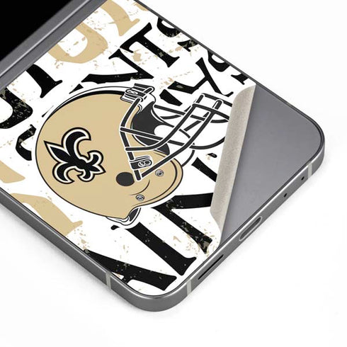 NFL New Orleans Saints - Blast Galaxy Z Flip6 Skin