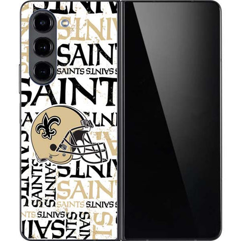 NFL New Orleans Saints - Blast Galaxy Z Fold5 5G Skin