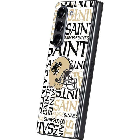 NFL New Orleans Saints - Blast Galaxy Z Fold5 5G Skin