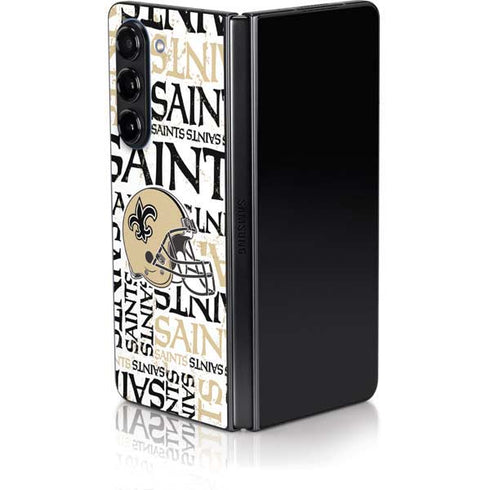 NFL New Orleans Saints - Blast Galaxy Z Fold5 5G Skin