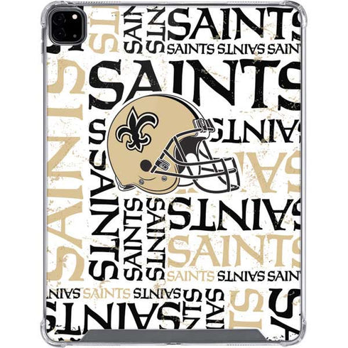 NFL New Orleans Saints - Blast iPad Pro 12.9in (2020) Clear Case