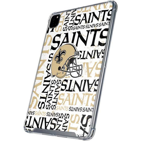 NFL New Orleans Saints - Blast iPad Pro 12.9in (2020) Clear Case